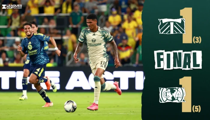 LEAGUES CUP RECAP | Portland Timbers earn point in 1-1 draw, lose on penalties to Club América